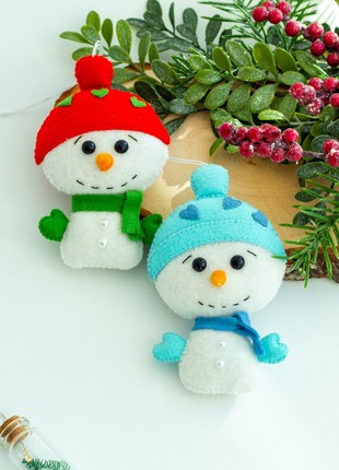 Christmas snowmen set of 2