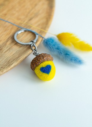Handmade keychain "With Ukraine in the heart"