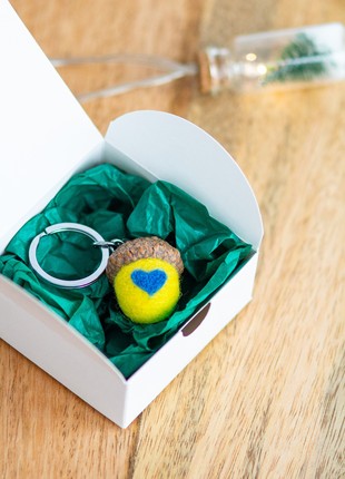 Handmade keychain "With Ukraine in the heart"6 photo