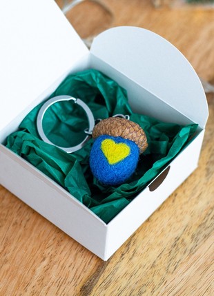 Handmade keychain "With Ukraine in the heart"7 photo