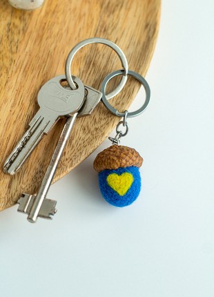 Handmade keychain "With Ukraine in the heart"9 photo