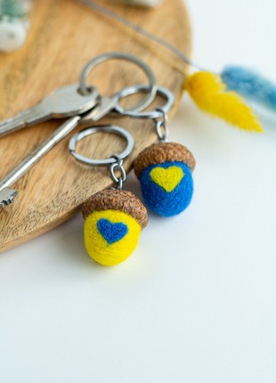 Handmade keychains "With Ukraine in the heart" set of 26 photo