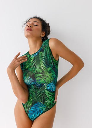 ONE-PIECE SWIMSUIT SAN PAULO "JUNGLE MOOD" PITAYA