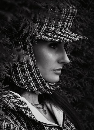 Tweed cap ARTICHOKE