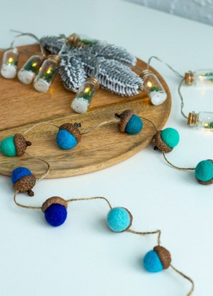 Christmas acorns garland10 photo