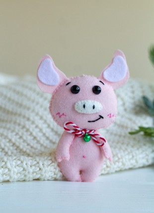 Christmas pig ornament2 photo