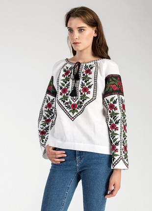 Embroidered women`s shirt Bright 2