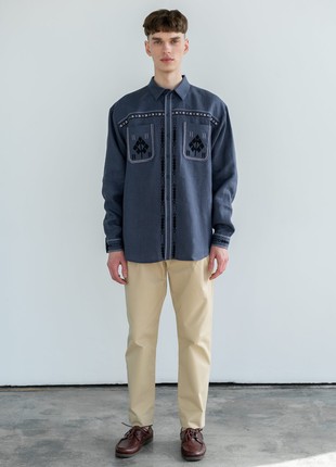 Men`s shirt with embroidery Saenko Men`s