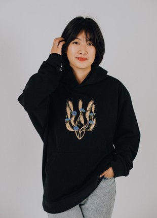 Hoodie Oversize "Golden Trident" (center)4 photo