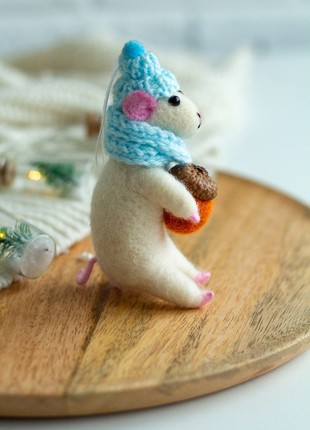 Christmas wool mouses ornaments set of 29 photo
