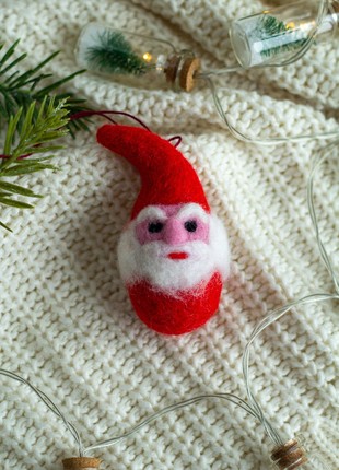 Wool Santa Claus ornament9 photo
