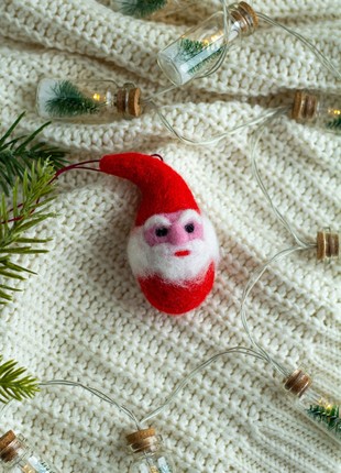 Wool Santa Claus ornament6 photo