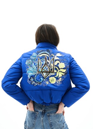jacket with handmade art