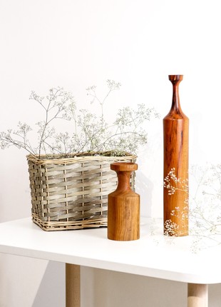 centerpiece ikebana vase set handmade, rustic modern bud vase1 photo