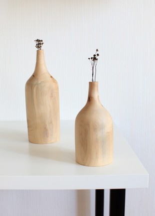 minimalist decorative vase set of 2, handmade scandinavian vases4 photo