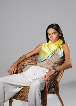 Designer Silk Scarf "Ukraine"3 photo