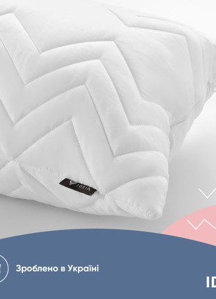 PILLOW NORDIC COMFORT+ TM IDEIA 50X70 CM WITH QUILTED ZIPPERED COVER WHITE7 photo
