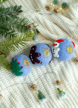 Christmas balls set of 36 photo