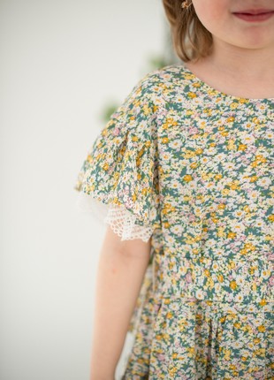 Floral dress with lace3 photo