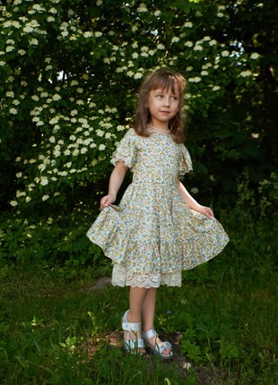 Floral dress with lace7 photo
