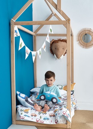Fabrikkids Bedding set Watercolor cars 110 x 1402 photo