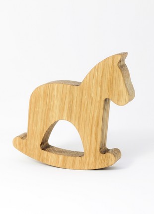 Wooden Horse Figurine