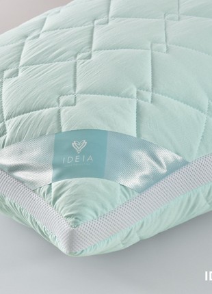 PILLOW PRESENT WITH BREATHABLE EDGE TM IDEIA 50X70 CM MINT/WHITE8 photo