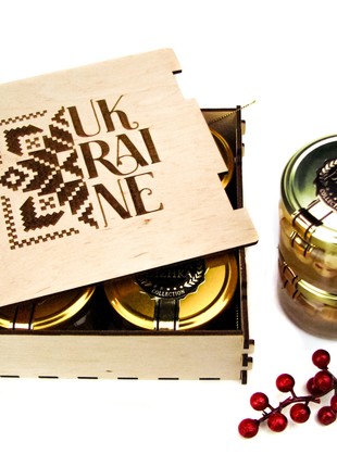 Honey gift set UKRAINE #3 Ukrainian souvenir