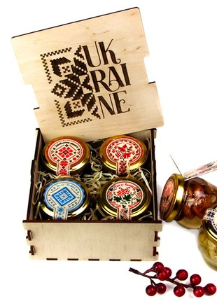 Honey gift set UKRAINE #2 Ukrainian souvenir