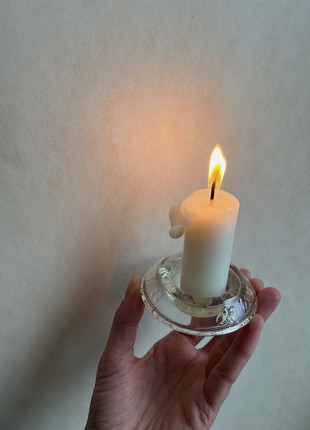 Candlestick made of recycled glass3 photo