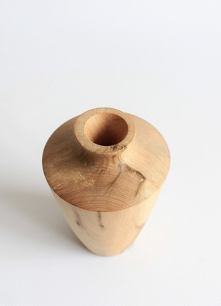 Handmade rustic vase, unique wooden decorative vase for home decoration5 photo