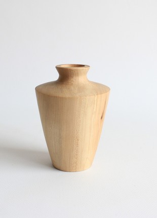 Handmade rustic vase, unique wooden decorative vase for home decoration10 photo