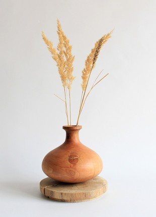 Decorative bud vase handmade, rustic wooden vase5 photo