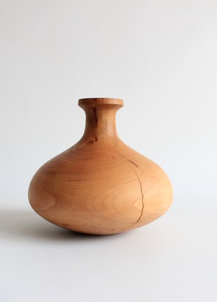 Decorative bud vase handmade, rustic wooden vase6 photo