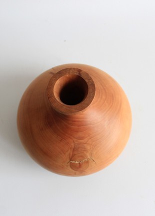 Decorative bud vase handmade, rustic wooden vase8 photo