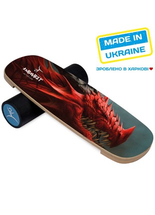 Balance board InGwest Red Dragon (Balance Board Training System) with anti-slip roller