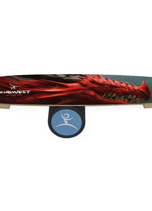Balance board InGwest Red Dragon (Balance Board Training System) with anti-slip roller5 photo