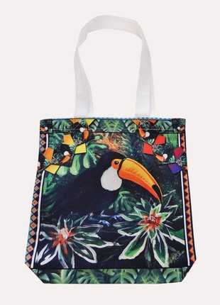 Shopper bag " toucans,,, Ukrainian artist Art Sana3 photo