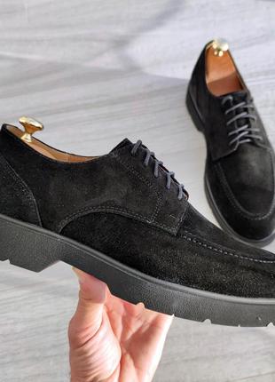 Suede men's shoes. men's shoes black suede. choose the best!2 photo