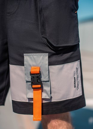 Tsargo shorts for men OGONPUSHKA Sling with reflective black7 photo