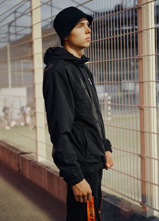 Men's zip-up jacket OGONPUSHKA Zef black6 photo