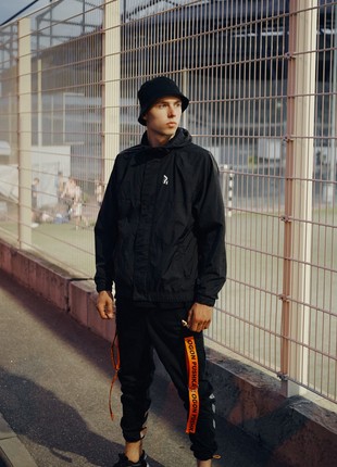 Men's zip-up jacket OGONPUSHKA Zef black7 photo