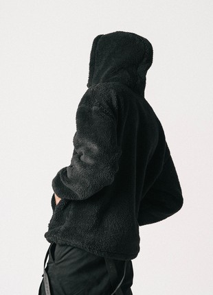 Warm hoodie oversize OGONPUSHKA Toxic black6 photo