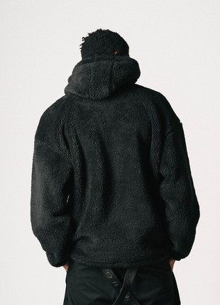 Warm hoodie oversize OGONPUSHKA Toxic black5 photo