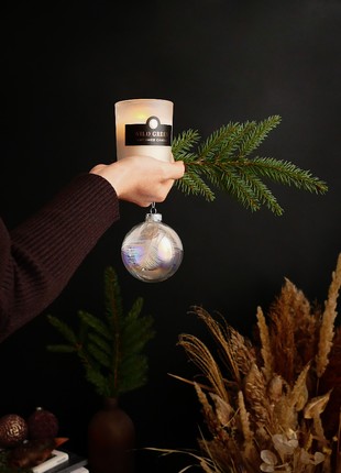 "Wild Green" Perfumed Candle (matte glass with wooden lid)6 photo