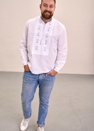 Men's embroidered shirt "Malva"5 photo