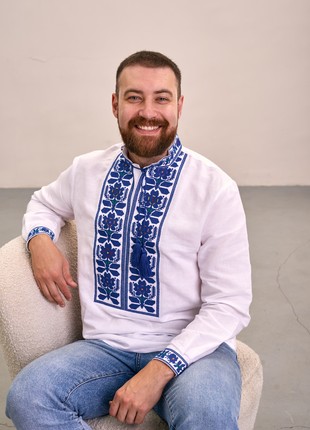 Men's embroidered shirt "Malva"1 photo
