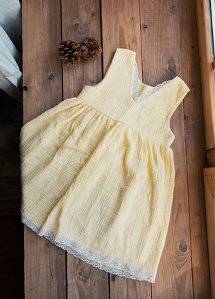 Muslin Sundress with embroidery Be.Child8 photo