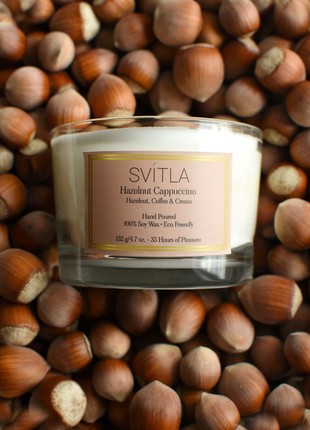 HAZELNUT CAPPUCCINO scented candle by SVITLA3 photo