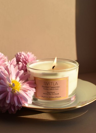 HAZELNUT CAPPUCCINO scented candle by SVITLA7 photo